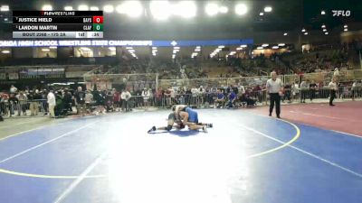 175 2A Cons. Round 2 - Justice Hield, Bayside vs Landon Martin, Clay