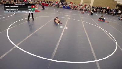 Elementary - 80 lbs Landon Klossner, Centennial vs Cargan Namchek, Farmington