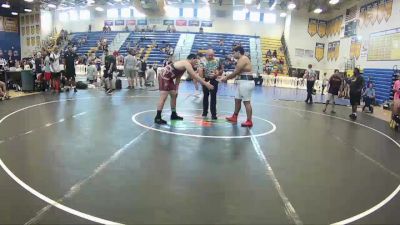 285 lbs Champ Round 1 (16 Team) - Jett Aulet, Soldier City vs Joel Vences, Talon WC