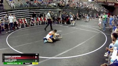 60 lbs Round 4 (6 Team) - Mason Hammons, Nebraska Blue vs Dante Lewis, Team Oregon