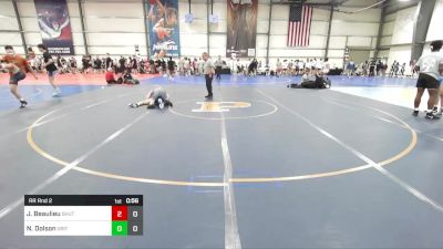 106 lbs Rr Rnd 2 - Jack Beaulieu, TS Gentoo Penguins vs Nico Dolson, Grit Mat Club Red