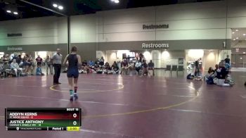 115 lbs Round 5 (6 Team) - Addiyn Kerns, FC Boom Squad vs Justice Anthony, Charlie`s Angels-WV