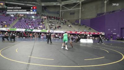 180 lbs Placement (4 Team) - Hannah Jackson, Ottawa University vs Ariana Cavero-santiago, Evergreen State