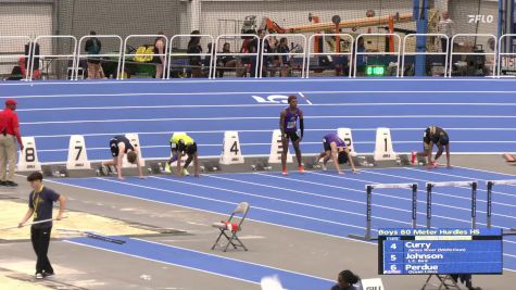 High School Boys' 60m Hurdles, Prelims 6