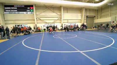 157 lbs Champ. Round 2 - Isaac Balden, Slam vs Damien Peters, Cedar Valley