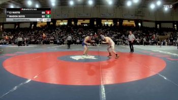 150-2A/1A Quarterfinal - CJ Watts, Brunswick vs Mason Boyd, North East