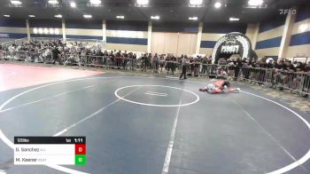 120 lbs Round Of 128 - Gunner Sanchez, All In Wr Ac vs Myles Keener, Beat The Streets LA