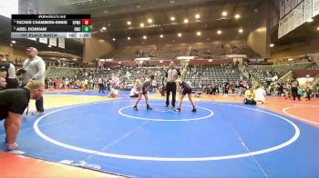 90 lbs 1st Place Match - Tucker Chambers-Ennis, Dover Youth Wrestling Club vs Abel Donham, Gravette Wrestling Club