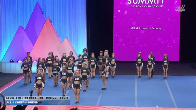 All 4 Cheer - Sirens [2026 L4 Senior Coed - D2 - Medium Semis] 2026 The ...