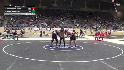 285 lbs Champ. Round 1 - Brayton Haaser, Conner vs Miles Hayward, Tates Creek