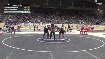 285 lbs Champ. Round 1 - Brayton Haaser, Conner vs Miles Hayward, Tates Creek