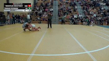 135 lbs Round 1 - Makaylah Owczynsky, LITTLE FALLS vs Charlie Petersen, American Outlaws Wrestling