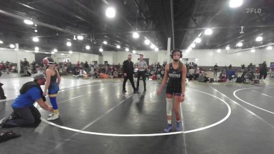 80 lbs Rr Rnd 2 - Mya Martinez, Kingdom WC vs Korryn Alderete, Bloomfield Wildcats