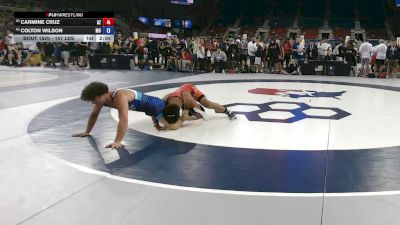157 lbs Champ. Rd Of 64 - Carmine Cruz, Arizona vs Colton Wilson, Missouri