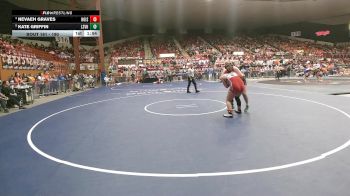 190 lbs Quarterfinal - Kate Griffin, Lindsborg-Smoky Valley HS vs Nevaeh Graves, Hoisington HS