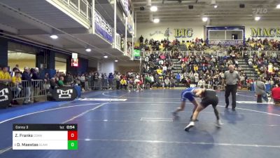 114 lbs Consy 3 - Zachary Franks, Connellsville vs Destin Maestas, Slam Academy-NV