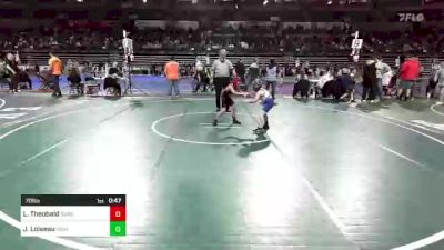 70 lbs Semifinal - Logan Theobald, Sussex Wantage Wrestling Club vs Jake Loiseau, Highland