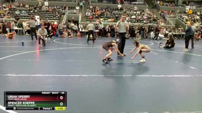 65 lbs Champ. Round 3 - Spencer Koeppe, Sebolt Wrestling Academy vs Uriah Sperry, Team Grind House