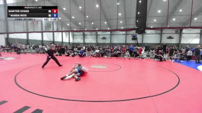 Junior Boys FS - 157 lbs Cons. Round 4 - Sawyer Evans, WA vs Ruben Rios, WA