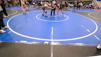 91 lbs Rr Rnd 3 - Ella Brunson, Hilldale Youth Wrestling Club vs Emma Goodman, Dark Cloud Wrestling Club