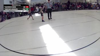 9 lbs Semifinal - Maverick Biere, Hershey Youth Wrestling vs Bentlee Lindburg, Central City JR. Wrestling