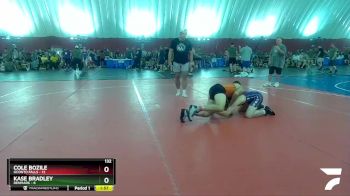 132 lbs Placement Matches (16 Team) - Cole Bozile, Oconto Falls vs Kase Bradley, Denmark