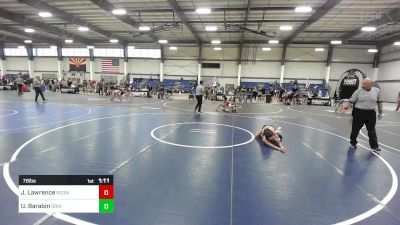 78 lbs Final - Julian Lawrence, Redwave WC vs Uriah Barabin, Grindhouse WC