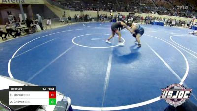 240 lbs Rr Rnd 3 - Hollis Harrall, Geary vs Ariana Chavez, Borger Youth Wrestling