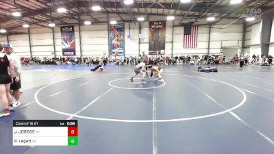 160 lbs Consi Of 16 #1 - Joshua JORGGE, NY vs Payton Legatt, GA