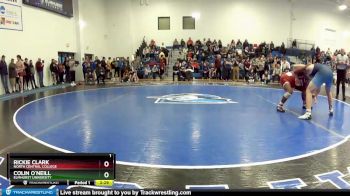 197 lbs Champ. Round 1 - Colin O`Neill, Elmhurst University vs Rickie Clark, North Central College