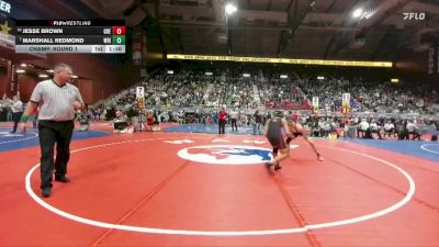 2A-138 lbs Champ. Round 1 - Marshall Redmond, Wright vs Jesse Brown, Greybull/Riverside