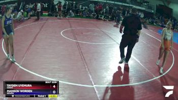 150 lbs Quarterfinal - Chloe Sanders, Iowa vs Jayda Nance, Oregon