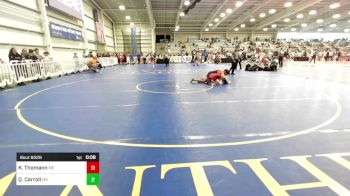 113 lbs Consi Of 64 #2 - Kergan Thomann, ME vs Quinton Carroll, MS