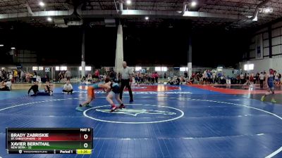 100 lbs Champ. Round 3 - Brady Zabriskie, St. Christophers vs Xavier Bernthal, New Bern