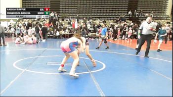 115 lbs Rr Rnd 2 - Aaliyah Raffle, ICWL Lady Bruisers vs Francesca Dasilva, MGW Black Widows - Girls