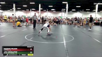 76 lbs Round 5 (6 Team) - Maddox Wilson, CTWHALE vs Levi VanAllman, U2 Upstate Uprising