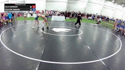 80 lbs Ella Hardman, Michigan vs Collyns Hemann, Iowa