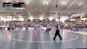 A 113 lbs Champ. Round 1 - Noah Lomans, Tennessee High School vs Davyd Parker, Sycamore High School