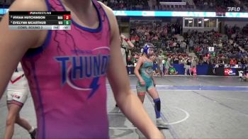 90 lbs Cons. Round 2 - Paloma Treto, Dodge City Wrestling Academy vs Bailey Baird, Topeka Blue Thunder