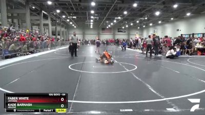 64 lbs Cons. Round 1 - Faber White, Jayhawk vs Kade Barnash, Abilene