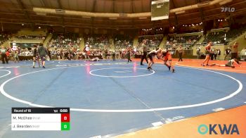 120 lbs Round Of 16 - Matthew McGhee, Roland Youth League Wrestling vs Jackson Bearden, Skiatook Youth Wrestling