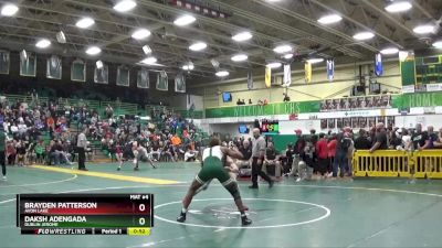 144 lbs Cons. Round 4 - Daksh Adengada, Dublin Jerome vs Brayden Patterson, Avon Lake