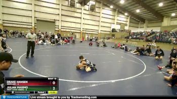 54 lbs Quarters & Wb (16 Team) - JULIAN MAXIMO, West Coast Riders vs Drake Hansen, Westlake