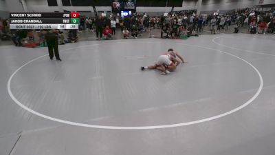 120 lbs Cons. Sub-rd Of 32 - Jakob Crandall, Tiger Wrestling Club - TPW4 vs Vincent Schmid, Jack Pine Savage Wrestling
