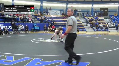 165 lbs 1st Place Match - Melton Powe, Pratt Community College vs Dayton Bell, Fort Hays Tech Northwest College