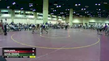 170 lbs Round 5 (10 Team) - Deion White, Bubbletown Mat Club vs Samuel Strange, John Glenn Wrestling