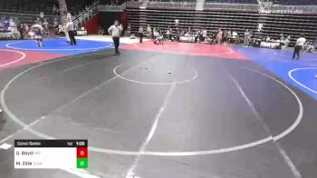 73 lbs Consolation - Mason Ekle, Team Alaska vs Gator Boyd, Triple Threat WC