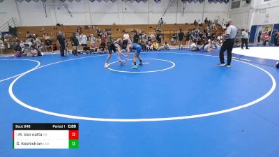 113 lbs Cons. Round 6 - Makai Van Natta, Hanford Bullpups vs Garen Keshishian, Silverback WC