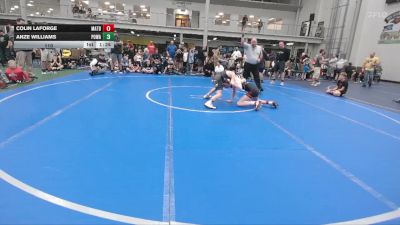 110 lbs Round 3 (6 Team) - Anze Williams, POWA vs Colin LaForge, Mat Assassins Black