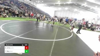 156 lbs Round Of 16 - Angelo Ortiz, Juggernaut WC vs Tyson Rey, Rancho Bernardo WC